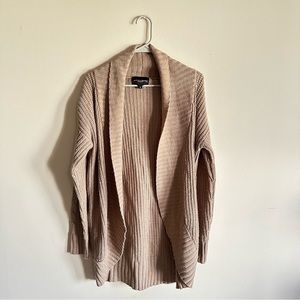 Brown long cardigan